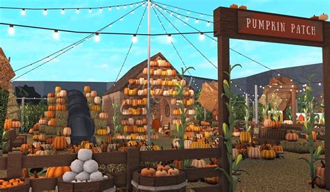 Bloxburg Pumpkin Patch in 2022 | Minecraft designs, Pumpkin patch, Pumpkin