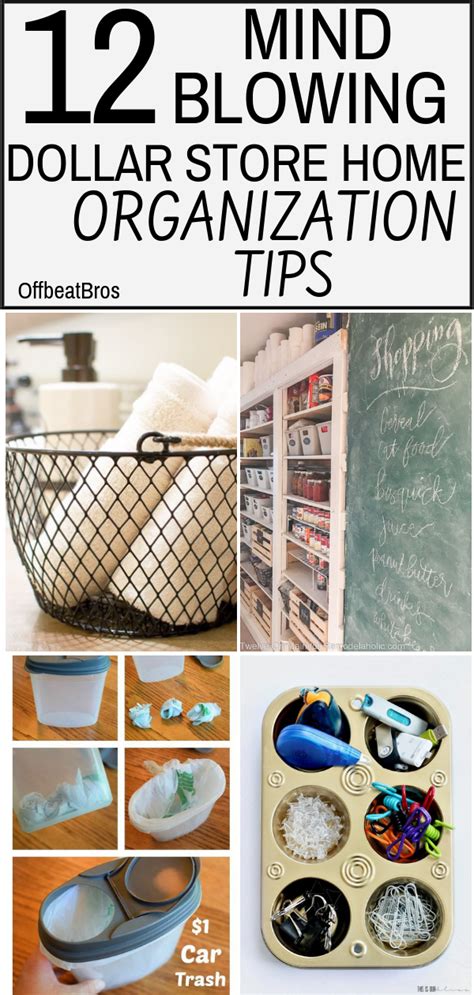 13 Creative Dollar Store Organization Hacks You'll Love | Dollar store organizing, Dollar stores ...