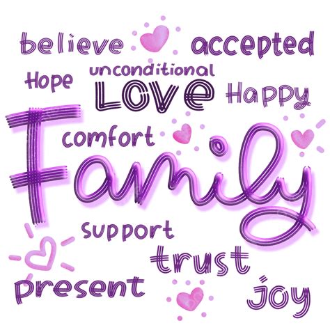 Printable Family Motivational Quotes Image, Family Quotes, Love Handwriting, Happy Lettering PNG ...