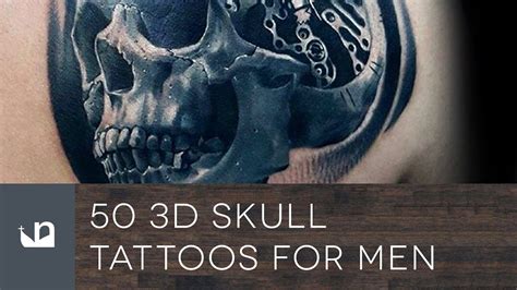 50 3D Skull Tattoos For Men - YouTube