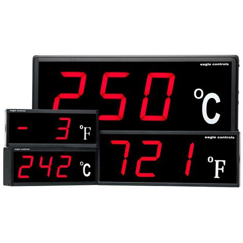 LED-Temperature-Displays – Unlimited Controls