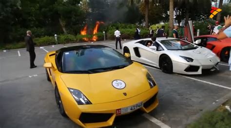 Marchettino - The ONLY official website: Lamborghini Aventador Causes Fire