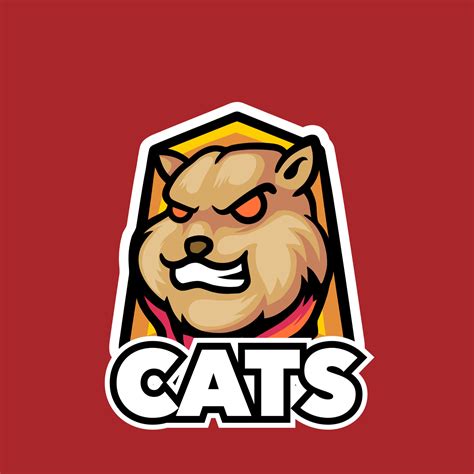 Cat mascot sport logo 36083614 Vector Art at Vecteezy