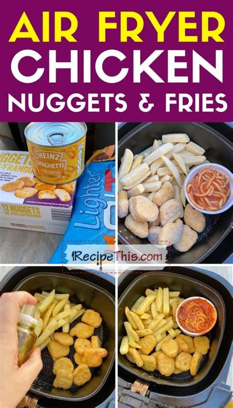 Recipe This | Air Fryer Chicken Nuggets & Fries | Recipe | Air fryer ...