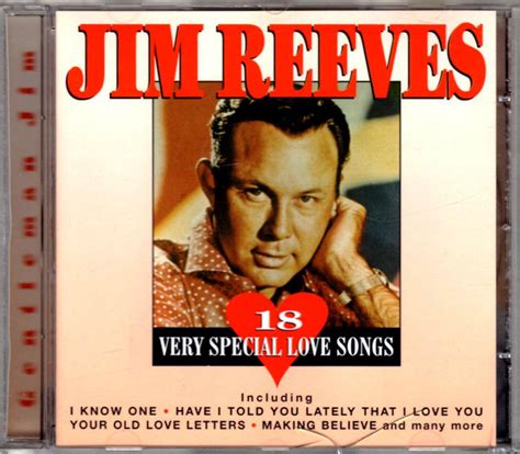 Jim Reeves – 18 Very Special Love Songs (1996, CD) - Discogs