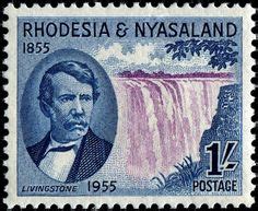 1953 - Rhodes Centenary 1/2 - stamp - Southern Rhodesia | Stamp, Postal stamps, Stamp collecting