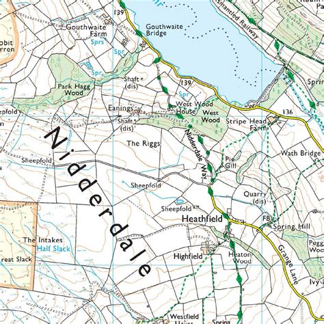 OS Map of Nidderdale | Explorer 298 Map | Ordnance Survey Shop