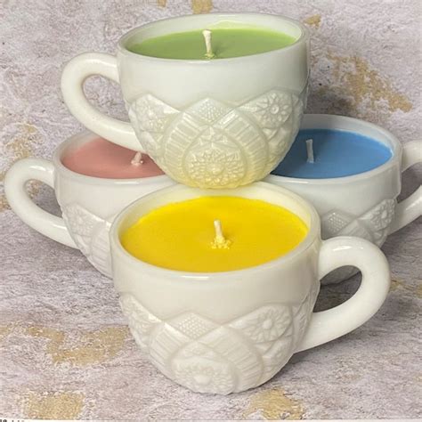 Teacup Candle - Etsy