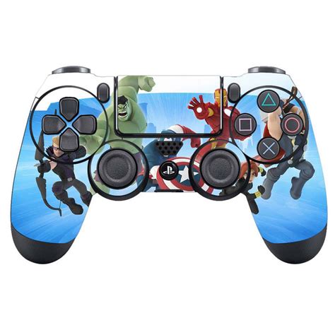 Skin Wrap Vinyl Sticker for DualShock 4 Wireless Controller- Agengers ...