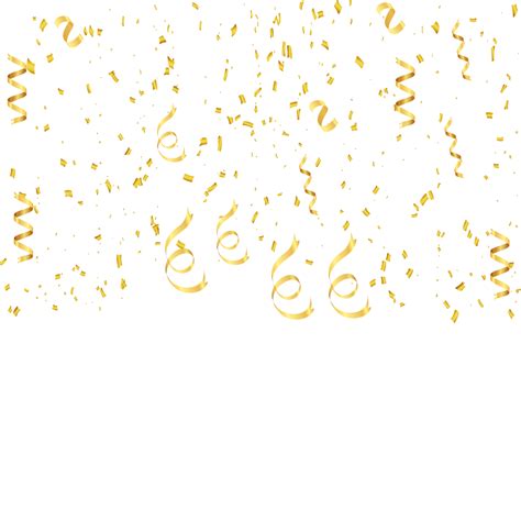 Realiste Golden Confetti Backround, Gold Confett, Gold Confetti Clipart, Gold Confetti ...