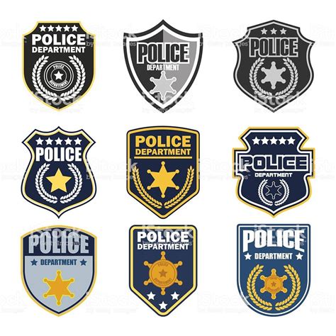 Police Vector Badge Set | Police badge, Badge, Badge logo