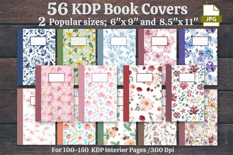 KDP Cover / KDP Book Cover Template Graphic by KDP Design Printable ...