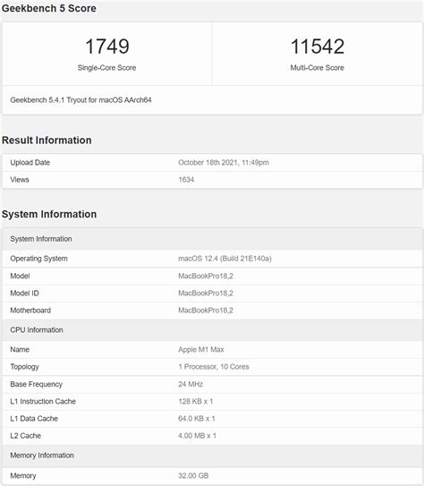 Apple M1 Max First Benchmarks Leak Out | ThinkComputers.org