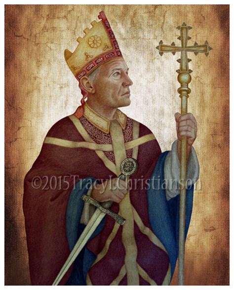 St. Thomas Becket Print - Portraits of Saints