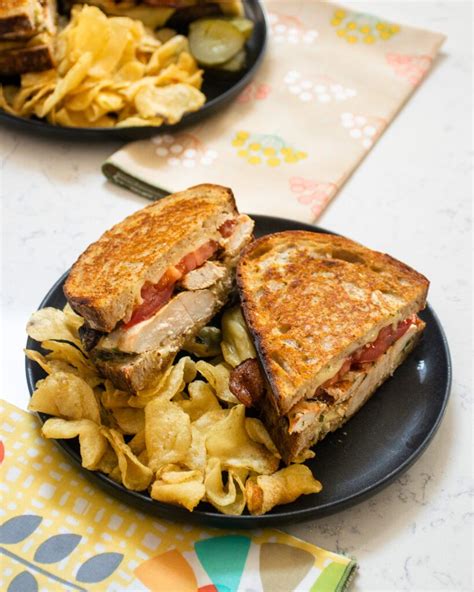 Grilled Chicken Club Sandwich | Blue Jean Chef - Meredith Laurence