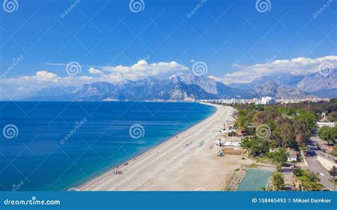 Konyaalti beach, Antalya stock image. Image of spring - 158465493