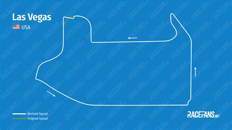 F1's Las Vegas track layout changed with new chicane added · RaceFans