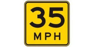 Advisory Speed Signs and Speed Limit Signs - Driversprep.com