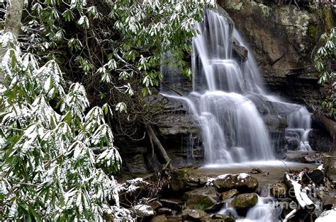 Winter Waterfall Back Fork of Elk River #1 Photograph by Thomas R ...