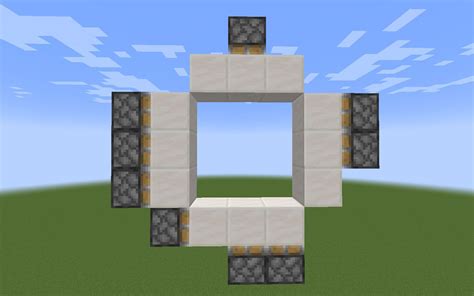 How to make a 3x3 piston door in Minecraft Java Edition