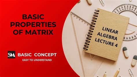 Basic Properties of Matrix/Matrices - YouTube