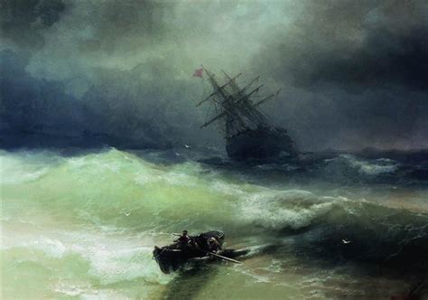 The Tempest, 1886 - Ivan Aivazovsky - WikiArt.org