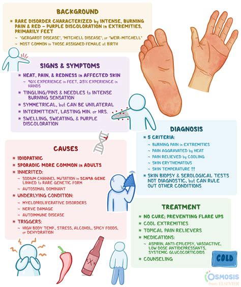 Erythromelalgia: What Is It, Causes, Signs, Symptoms, and More | Osmosis