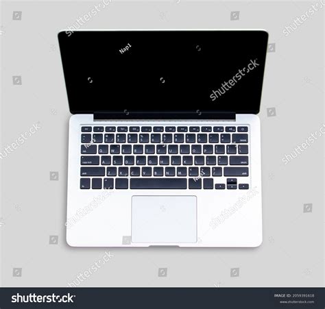 Top View Keyboard Laptop Blank White Stock Photo 2059391618 | Shutterstock