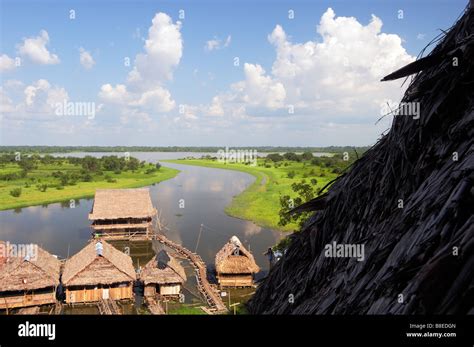 Floating houses on the Amazon River in Iquitos, Peru Stock Photo - Alamy