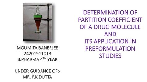 PARTITION COEFFICIENT