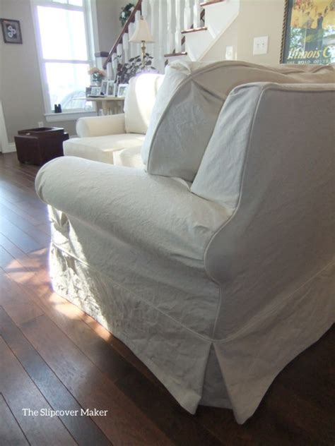 Sectional Slipcover in Natural Duck Cloth | The Slipcover Maker