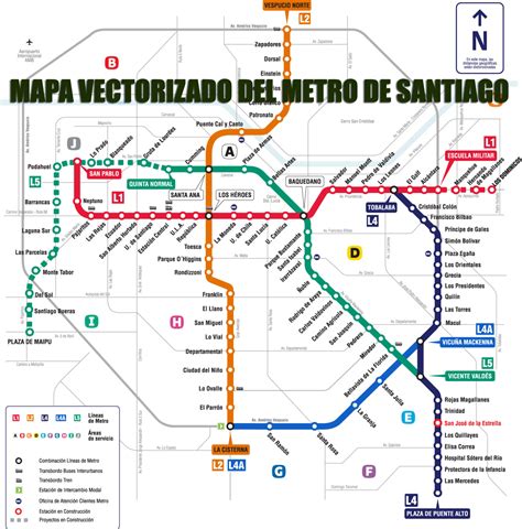 Metro de Santiago de Chile / Santiago subway #infografia #infographic # ...