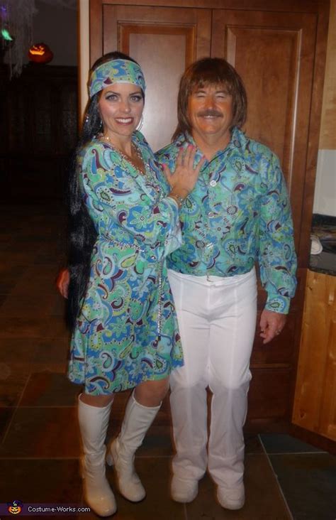 Sonny and Cher Couple Costume | Cher costume halloween, Couple ...