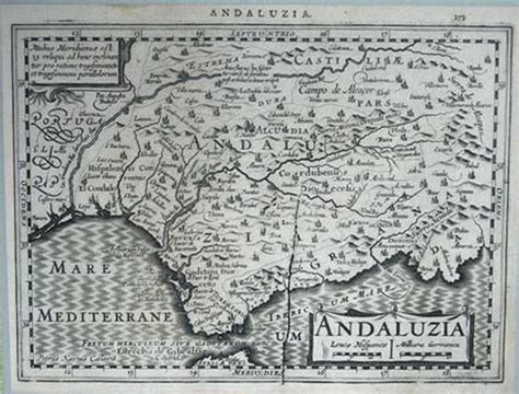 Andaluzia (Andalucia) > Mapas . Frame | Grabados, Mapas Antiguos, Atlas ...