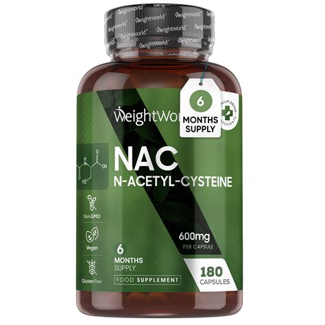 Buy NAC Supplement - 180 Vegan s (6 Months Supply) - NAC N Acetyl ...