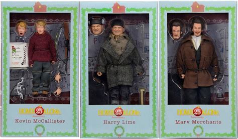 HOME ALONE action figure set~Kevin,Marv & Harry~Christmas~Culkin,Pesci ...