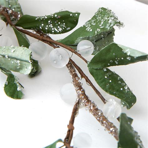 Frosted Artificial Mistletoe Garland - Christmas Garlands - Christmas and Winter - Holiday ...