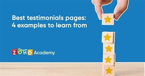 Best Testimonials Pages: 4 Examples to Learn From | Zoho Academy