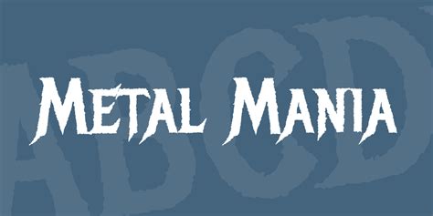 Download Metal Mania font | fontsme.com