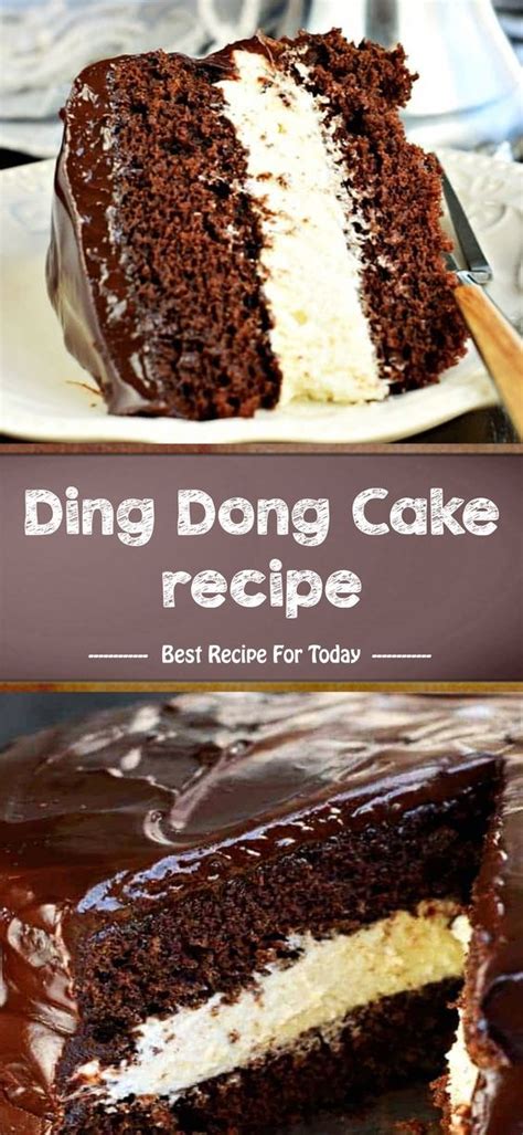 Ding Dong Cake recipe | Ding dong cake recipe, Cake recipes, Dessert recipes