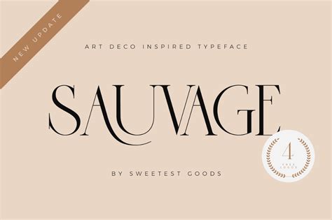 Sauvage - Elegant Font + Free Logos in 2020 | Elegant fonts free, Elegant font, Free logo