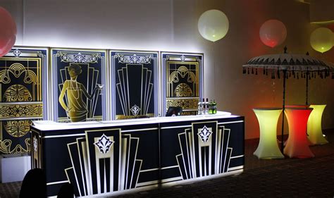 Art Deco Bar | Gatsby theme, Great gatsby theme, Art projects for teens