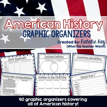 American History Graphic Organizers by Natalie Kay | TpT