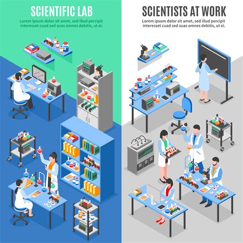 Science Lab Vertical Banners 472233 Vector Art at Vecteezy