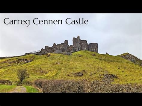 Carreg Cennen Castle & The Secret Cave History & Tour - YouTube