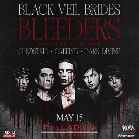 WDHA presents Black Veil Brides: BLEEDERS Tour 2024 - Palladium Times ...