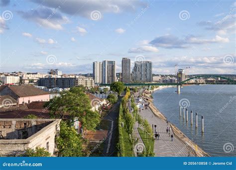 Panorama of the Construction of Belgrade Waterfront, or Beograd Na Vodi, from Savamala with the ...