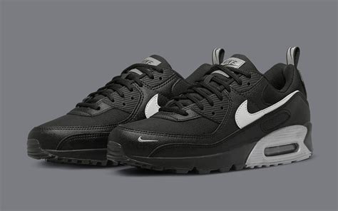 Nike Adds Reflective Swooshes to this Black and Silver Air Max 90 ...