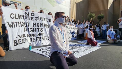 Adrien Salazar on Twitter: "NOW: #COP27 participants hold a silent protest calling for # ...