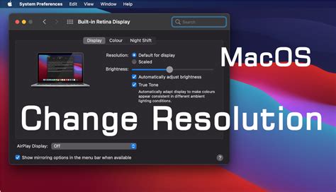 How to Change Screen Resolution in MacBook Air, Pro and iMac - TechSwitch